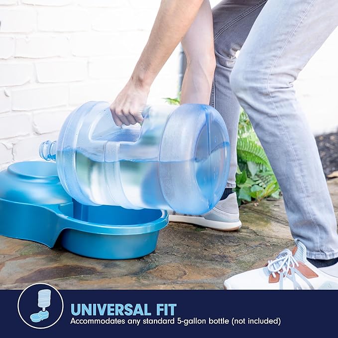 Petmate Big Blue Outdoor Water Bowl, 5 Gallons, Made in USA - Image 4