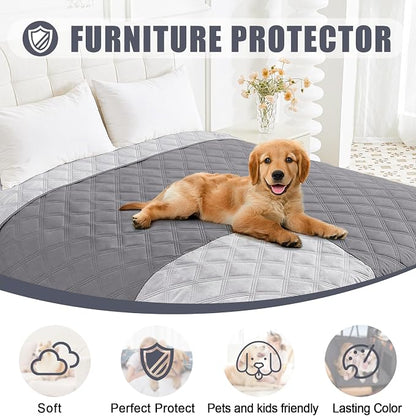 Smiry Waterproof Dog Bed Cover Blanket 52x82, Soft Reversible Pet Blanket - Image 8