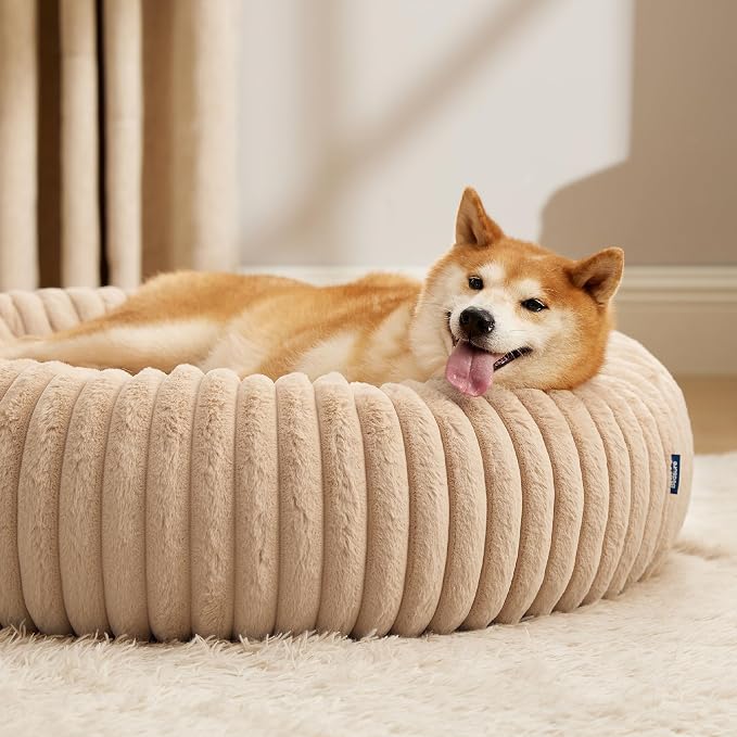 Bedsure ComfyFleece™ Donut Large Dog Bed - Image 7