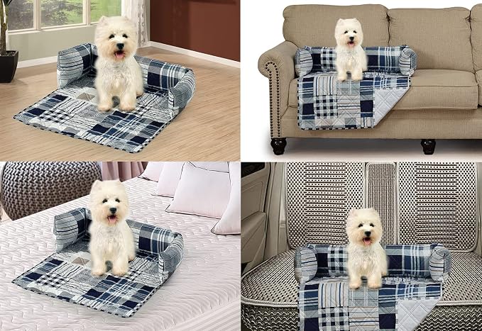 Brilliant Sunshine Quilted Calming Dog Bed Mat, Removable Washable Cover - Image 7