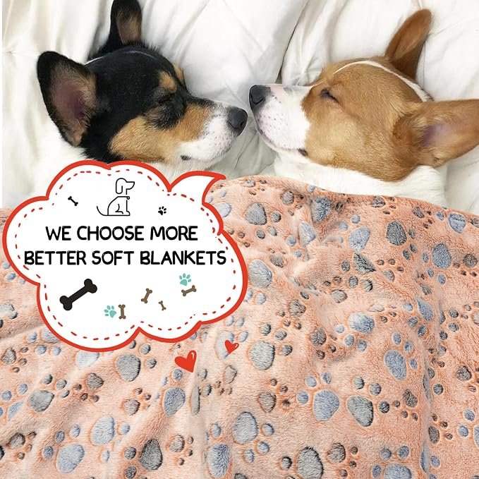 Rezutan 1 Pack 3 Blankets for Dogs, Dog Blanket for Small Pet Cat, Premium Soft - Image 6