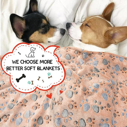 Rezutan 1 Pack 3 Blankets for Dogs, Dog Blanket for Small Pet Cat, Premium Soft - Image 6