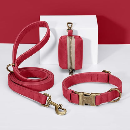 Didog Soft PU Leather Dog Collar, Stylish Quick Released Dog Collars - Image 5