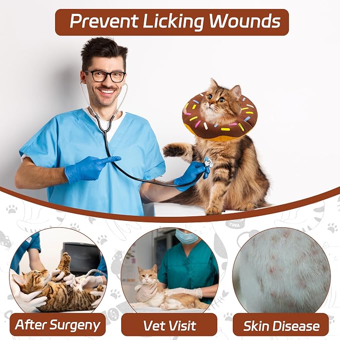 Cat Cone Collar Soft, Adjustable Cat Recovery Collar - Image 6