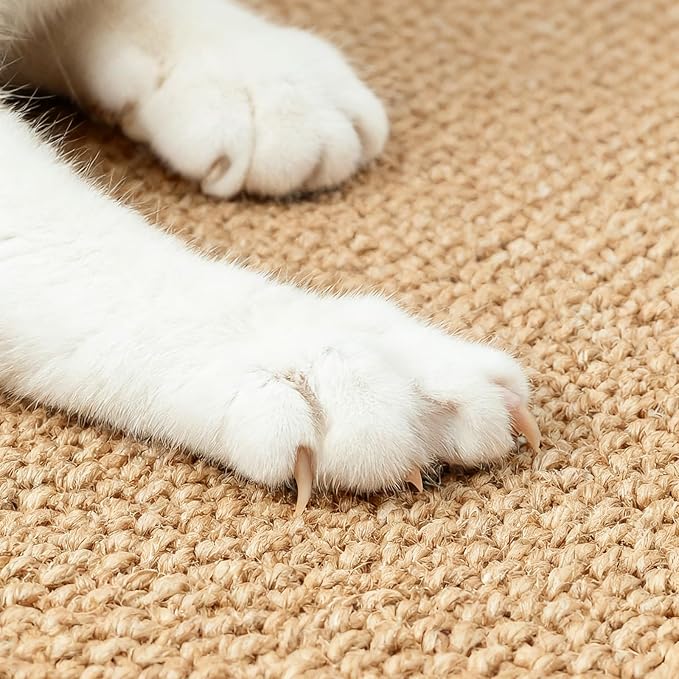 Ordora Large Cat Scratcher Mat: 31.5 X 14 Inch Upgrade Soft Sisal Horizontal - Image 5