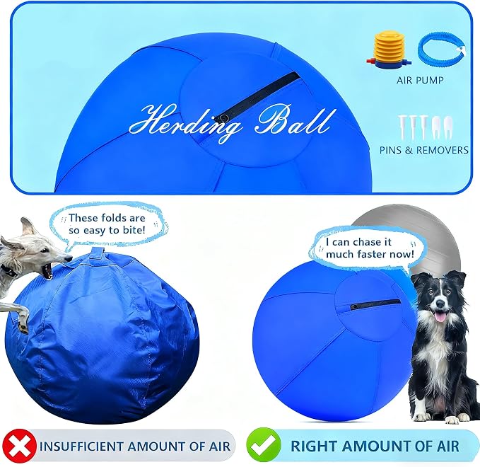 Herding Ball For Dogs 22" Bite Resistant Dog Herding Ball, Agility Training - Image 7