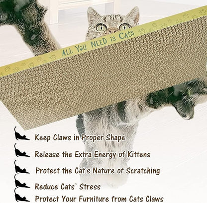 AccEncyc Cardboard Cat Scratcher Pads Cat Scratching Board - Image 5
