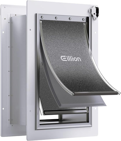Pet Door for Wall Dog Door for Wall, 3-Flap Doggie Door by ExploreNow