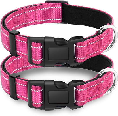 2 Pack Reflective Dog Collar by LIEVUIKEN