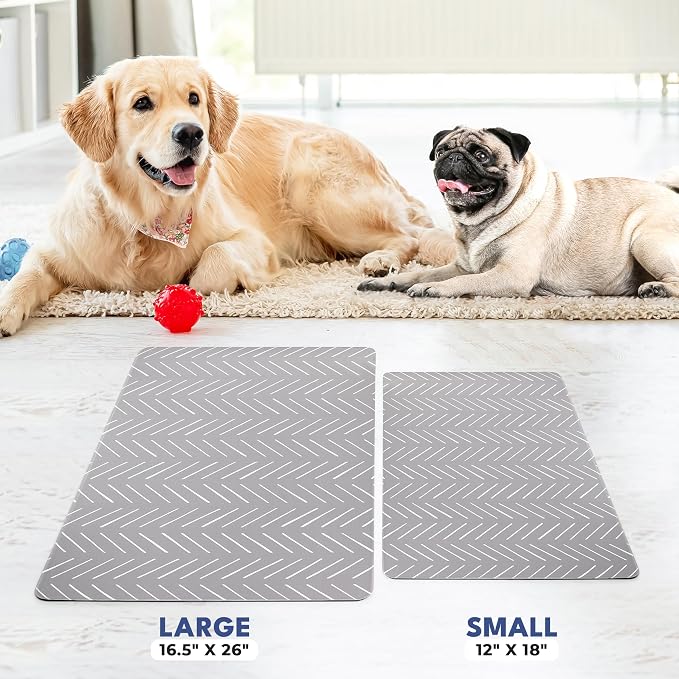 NALALAS Dog Mat for Food and Water, Cat Feeding Mat | Waterproof Dog Bowl Mat | - Image 5
