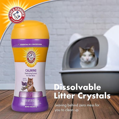 Arm & Hammer Deodorizing Cat Litter Crystals, Lavender & Vanilla Scent | Odor - Image 4