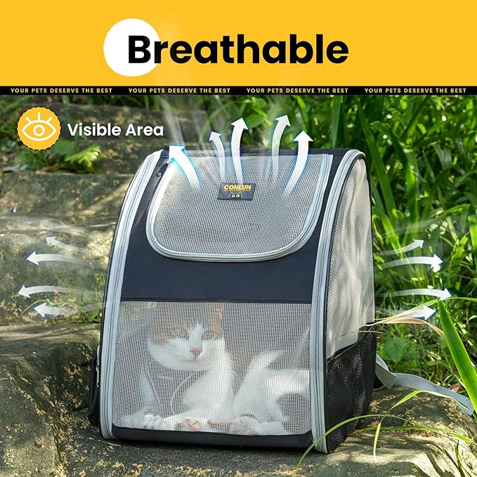 Cat Backpack Carrier for Small Dogs and Cats Fit Up to 15 Lbs, Small Dog - Image 6
