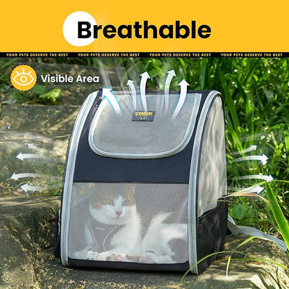 Cat Backpack Carrier for Small Dogs and Cats Fit Up to 15 Lbs, Small Dog - Image 6