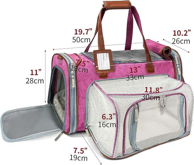 Mr. Peanut's Gold Series Big Apple XL Expandable Airline Capable Soft Sided Pet - Image 2