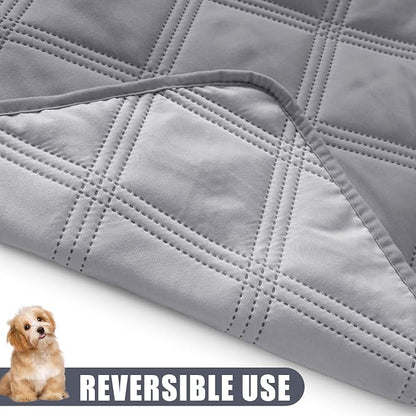 Smiry Waterproof Dog Bed Cover Blanket 52x82, Soft Reversible Pet Blanket - Image 3