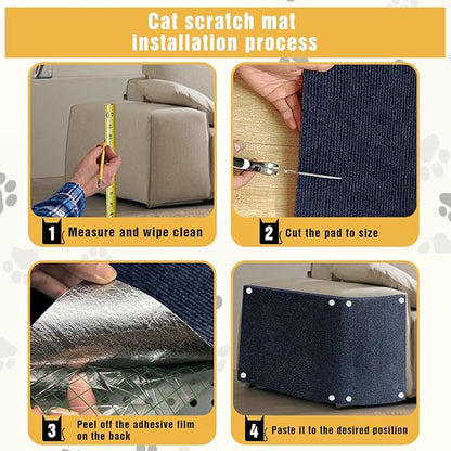 Cat Scratch Mat, Couch Protector from Cats Claw, Indoor Furniture Protector - Image 7