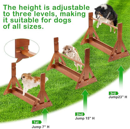 Leinuosen Wooden Dog Agility Jump - Image 4