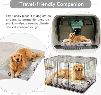 Waterproof Orthopedic Dog Bed for Large Medium Sized Dogs 35x22 Inch - Image 4
