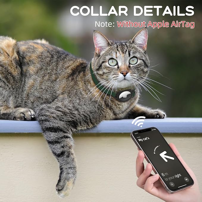 AirTag Cat Collars, Stretchy Collar - Image 4