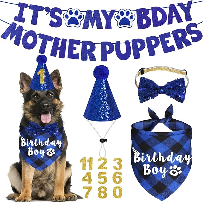 Dog Birthday Party Supplies by JOTFA
