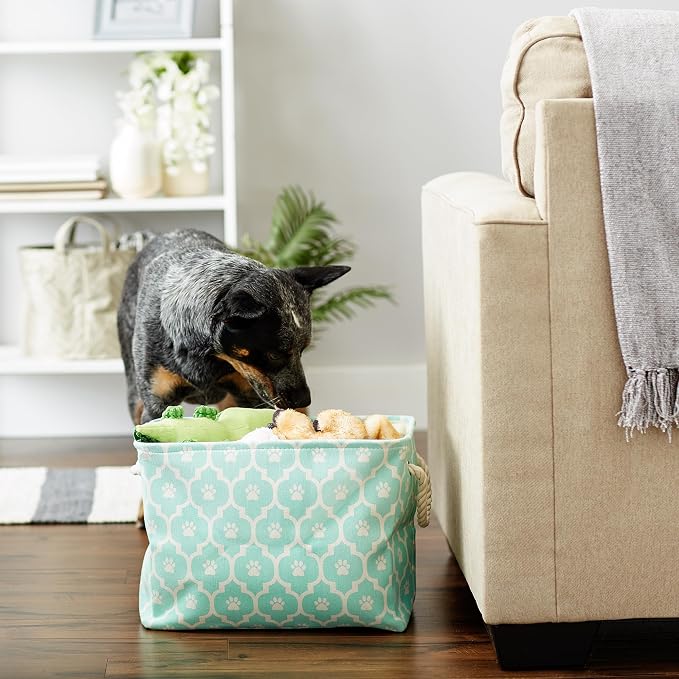 Bone Dry Pet Storage Collection Lattice Paw Print, Medium Rectangle - Image 4