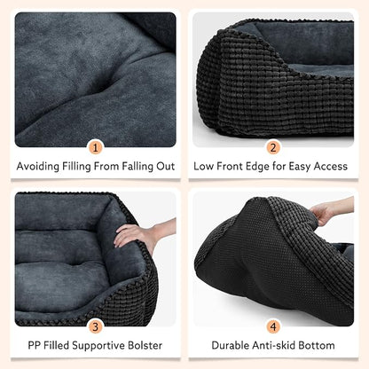 MIXJOY Rectangle Washable Orthopedic Dog Bed - Image 4