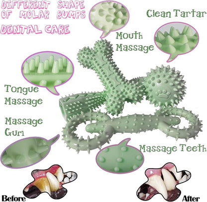 4 Pack Puppy Toys for 2-8 Months Pets Dog Chew Toy for Small Puppies Teething - Image 2