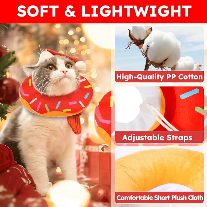 Cat Cone Collar Soft, Cat Recovery Collar - Image 4