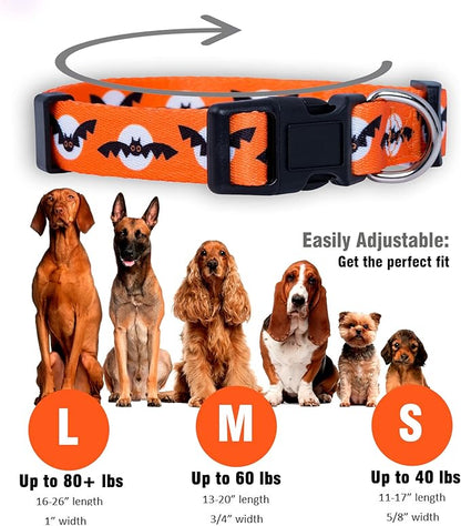 Native Pup Halloween Dog Collar- Spooky Fall Themed Horror Costume Collars- - Image 3