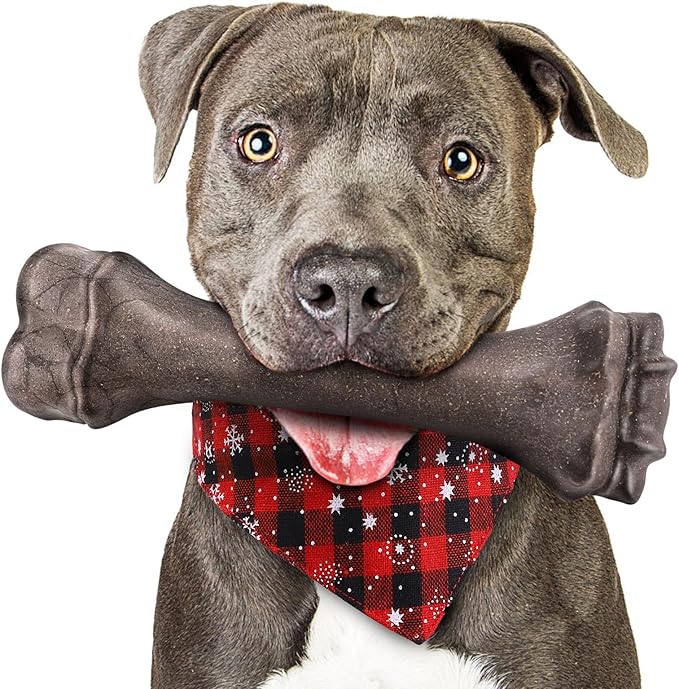Dog Toys for Aggressive Chewers, Indestructible Bones Toy for Aggressive Chewers by PUPTILYSTROE