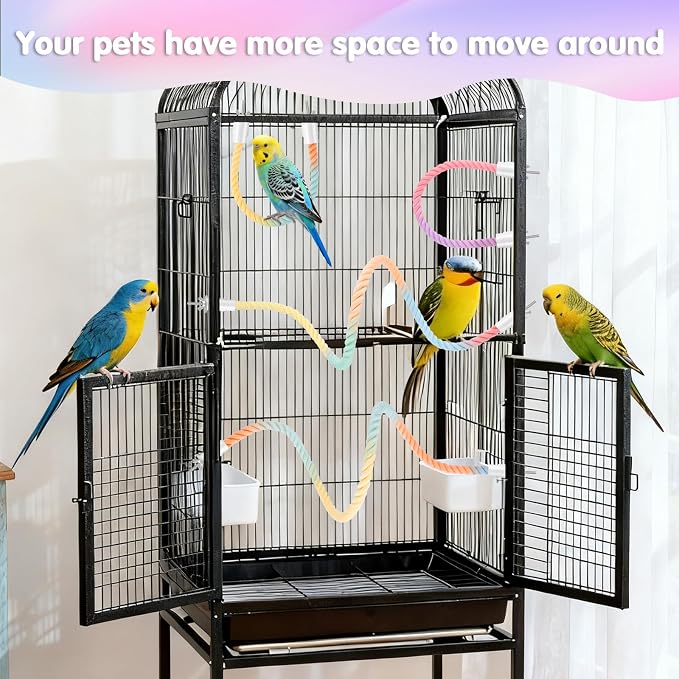 Bird Perch Rope, Interactive Birds Cage Accessories - Image 6