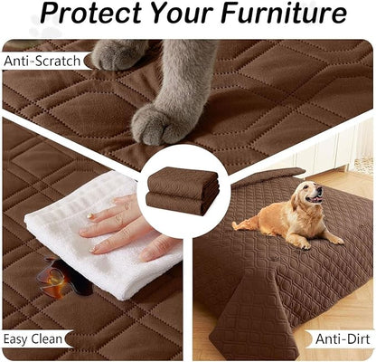 hyha Waterproof Dog Bed Blanket, Soft Pet Blankets, Waterproof Couch Cover - Image 4