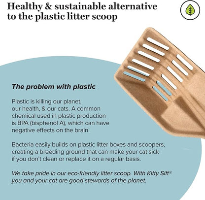 Kitty Sift FiberScoop Disposable Litter Scoop, Plastic-Free & Sustainable - Image 7