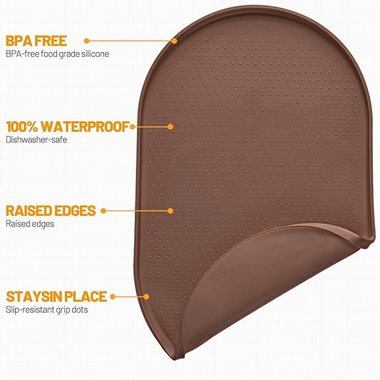 Hubulk 100% Waterproof Silicone Pet Feeding Mat - Image 2