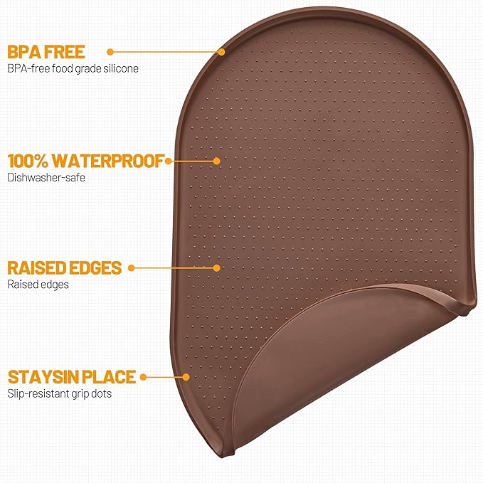 Hubulk 100% Waterproof Silicone Pet Feeding Mat - Image 2