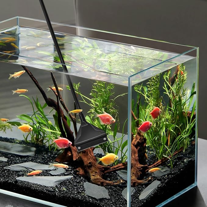 Algae Scraper for Glass Aquariums, Stainless Steel Fish Tank Cleaner Tool - Image 4
