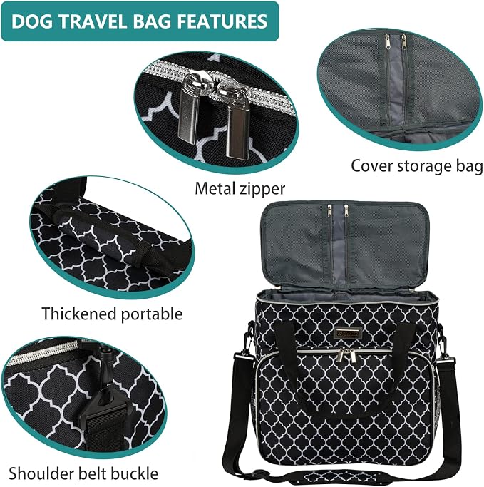 BAGLHER Dog Travel Bag, Pet Travel Bag, - Image 4