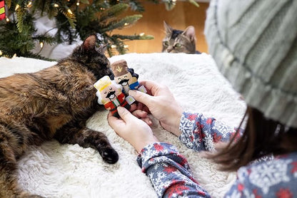 Pearhead Holiday Nutcrackers Cat Toy Set, Christmas Pet Owner Gift, Interactive - Image 8
