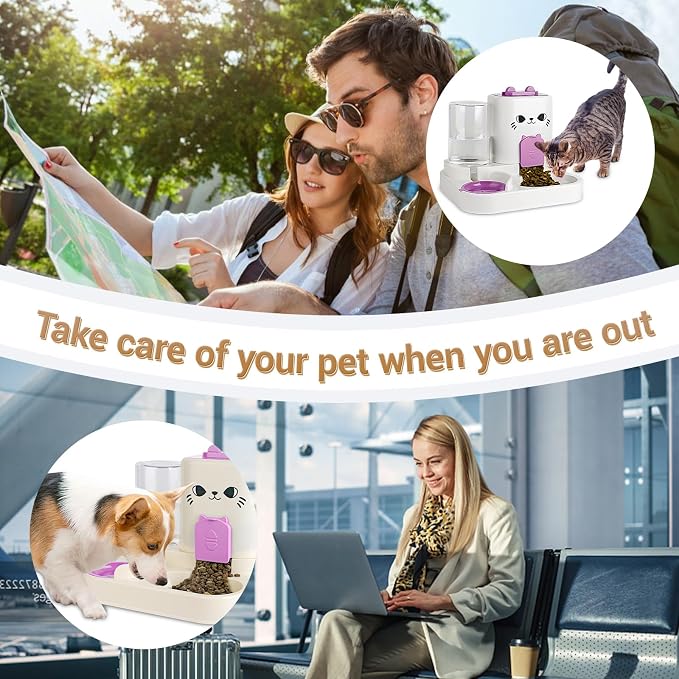 2-in-1 Gravity Pet Feeder & Water Dispenser - Image 7