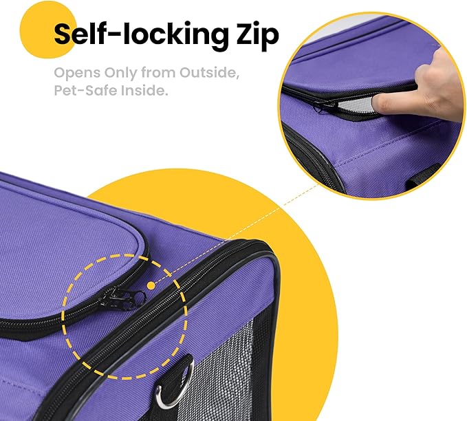 Cat Carrier Airline Approved, Soft-Sided Dog Carrier - Image 3