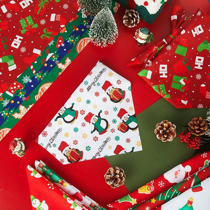 Abbylike 50 Pieces Christmas Dog Bandanas Bulk Xmas Bandanas - Image 5