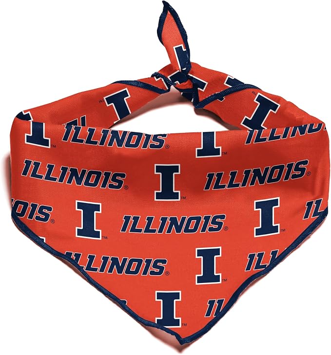 Illinois Fighting Illini Officially Licensed Bandana - Image 2