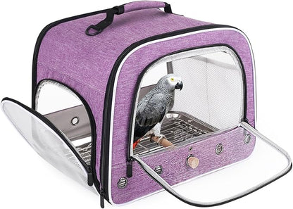 halinfer Bird Travel Carrier Cage by halinfer