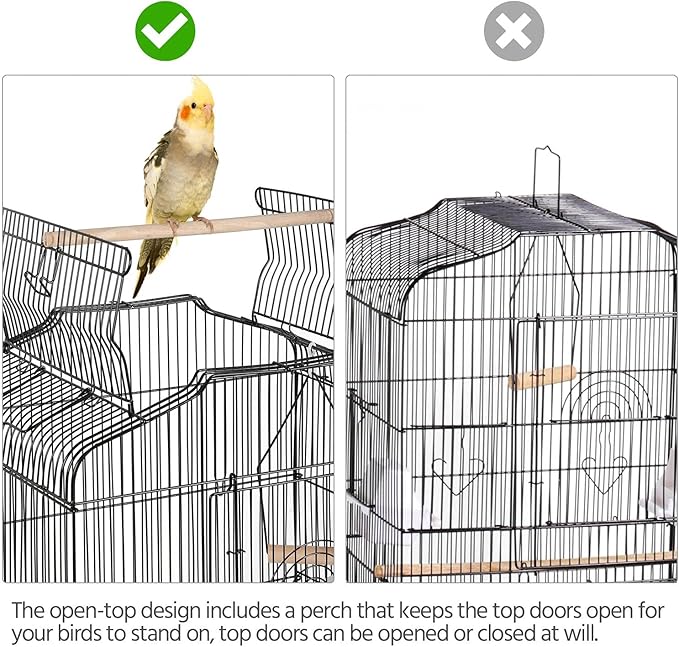 Yaheetech 41-inch Open Top Medium Bird Cages - Image 6