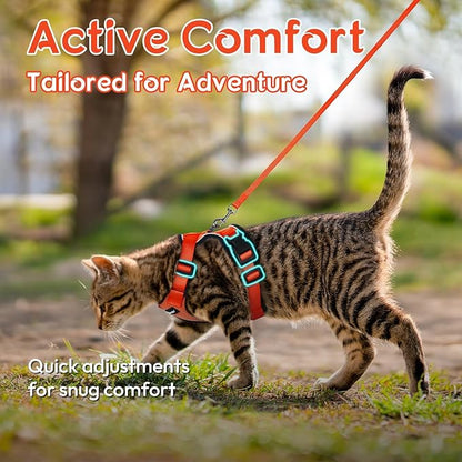 Dooradar Cat Harness and Leash Set, Escape Proof Safe Adjustable Kitten Vest - Image 4