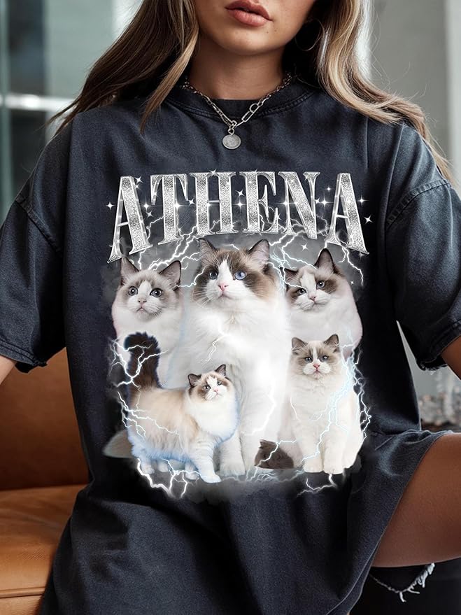 Custom Bootleg Rap Tee, Personalized Girlfriend Vintage Graphic T-Shirt - Image 6