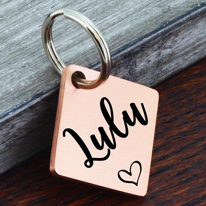 Ultra Joys Dog ID Tag, Custom Dog Tag Personalized Cat Tag, Pet ID Tag - Image 2