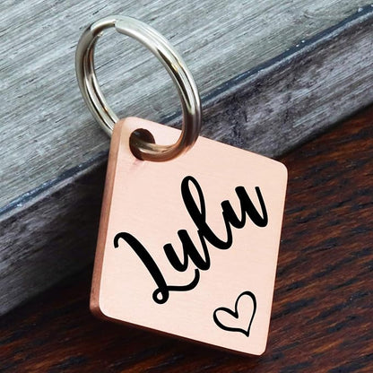 Ultra Joys Dog ID Tag, Custom Dog Tag Personalized Cat Tag, Pet ID Tag - Image 2