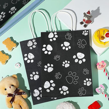 Blulu 20 Pcs Puppy Dog Paw Gift Bags - Image 5