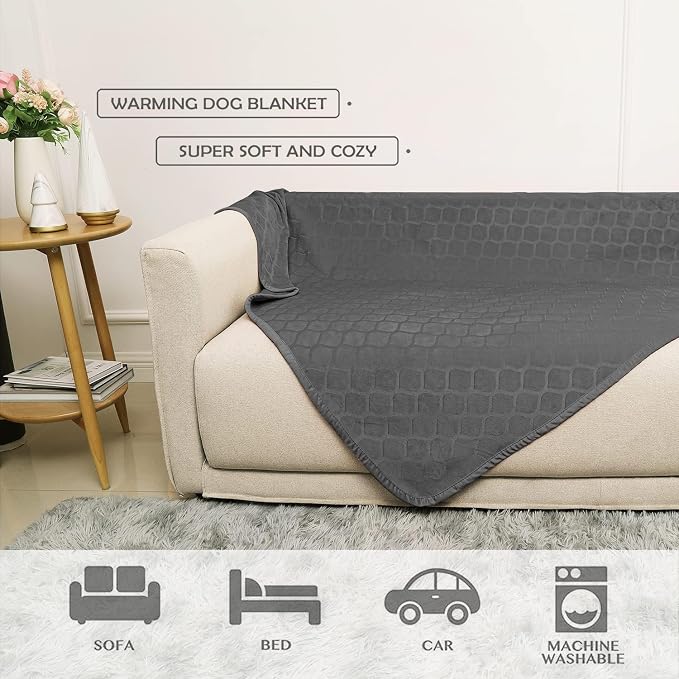 fuguitex Waterproof Dog Blanket Bed Cover Dog Crystal Velvet Moroccan Fuzzy - Image 5